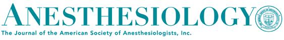Journal of American Society of Anesthesiologists Logo